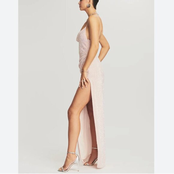 NWT retrofete Katya Dress in Taffy Pink size small - Picture 4 of 7